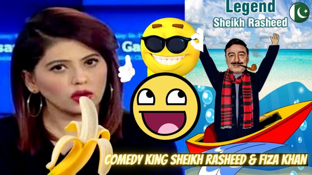 Comedy King Sheikh Rasheed & Fiza Khan 😂 | pak media on india latest