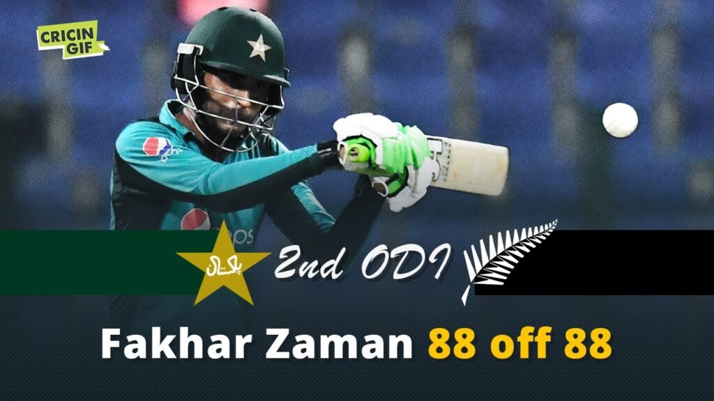 Pakistan vs New Zealand 2nd ODI: Fakhar Zaman's innings of 88(88)