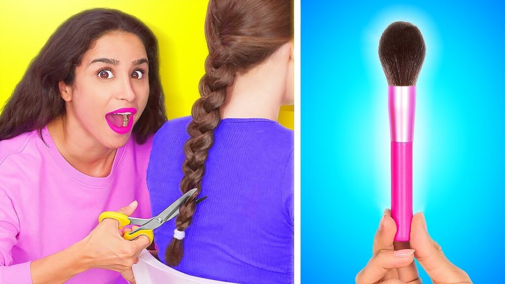 WEIRD WAYS TO SNEAK MAKEUP INTO CLASS || DIY Ideas To Sneak Anything Anywhere by 123 GO!