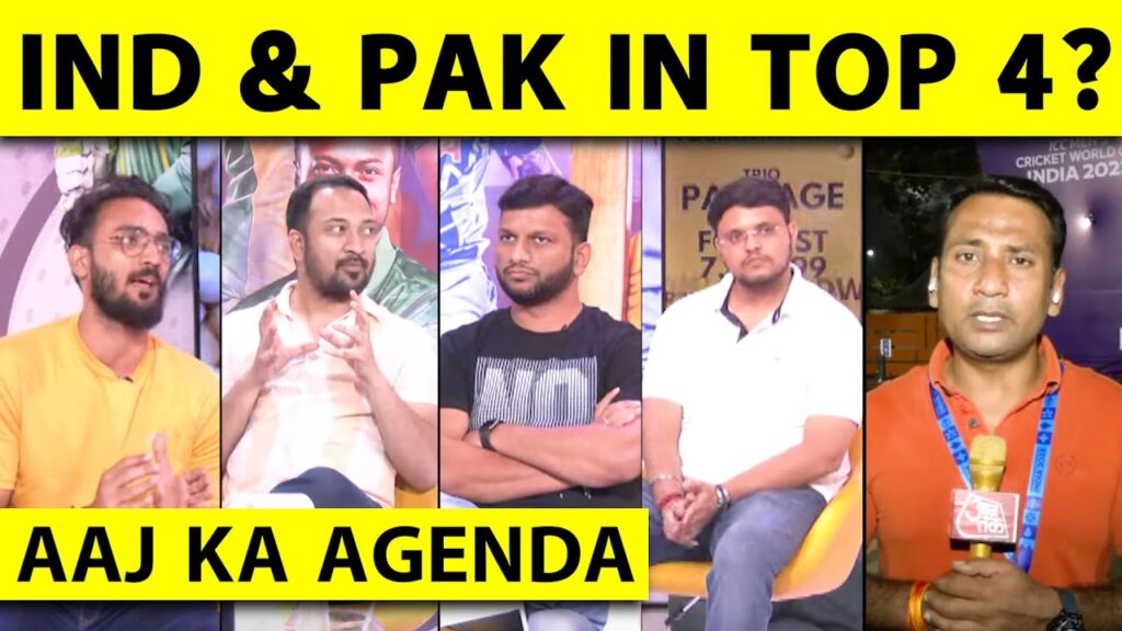 🔴AAJ KA AGENDA: INDIA VS PAKISTAN BUILD UP, INDIA ON TOP, AUS OUT? LIFELINE FOR PAKISTAN