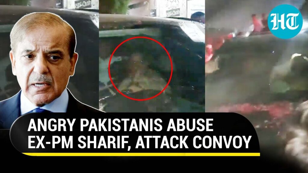 'Get Out...': India Baiter Ex-Pak PM Humiliated By His Own; Mob Attacks Sharif's Convoy | Watch