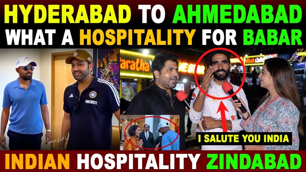 HYDERABAD TO AHMEDABAD | WHAT A HOSPITALITY FOR BABAR 😍 | INDIAN HOSPITALITY ZINDABAD | SANA AMJAD