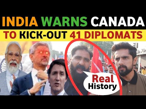 INDIA CANADA TENSION |INDIA W@RNS CANADA TO REMOVE 41 DIPLOMATS | PAKISTAN REACTION ON INDIA REAL TV