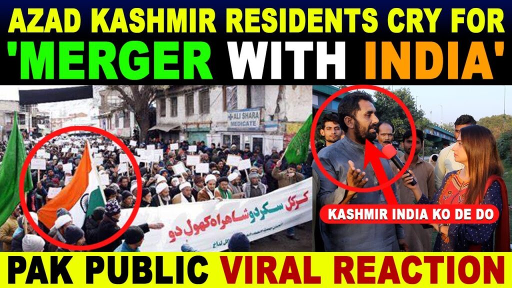 MASSIVE PROTESTS IN AZAD KASHMIR | 'DEMANDING MERGER WITH INDIA' | PAK PUBLIC VIRAL REACTION