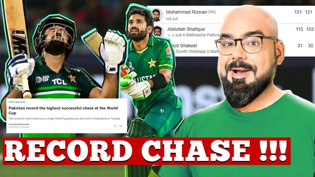 Record Chase🔥| Pak vs Sri Lanka ICC World Cup 2023 | Junaid Akram