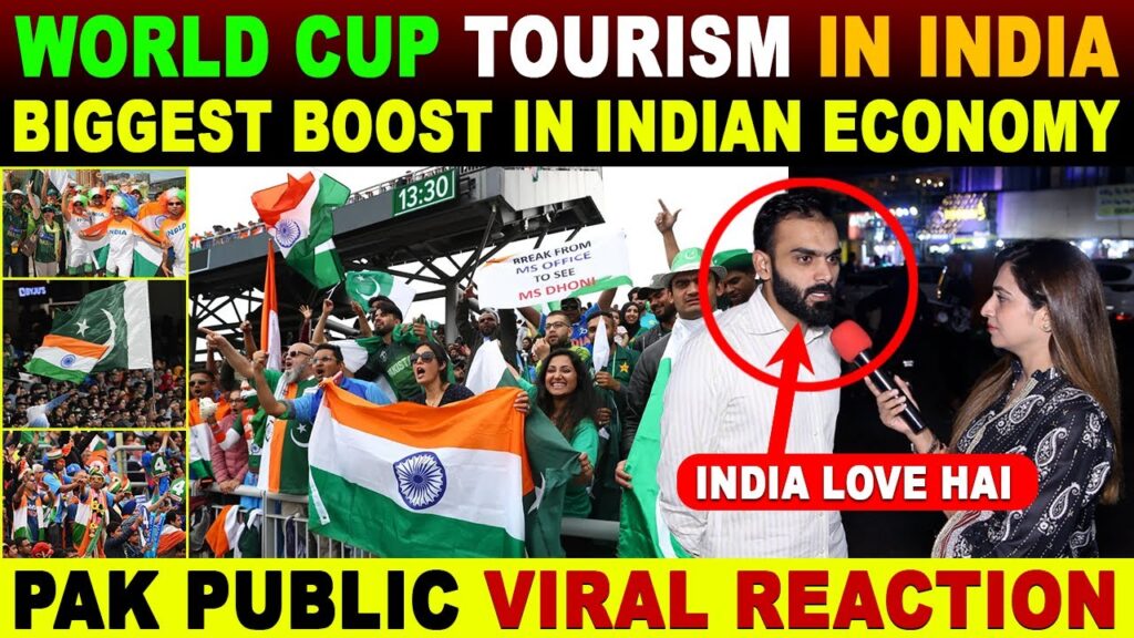 WORLD CUP TOURISM IN INDIA | BIGGEST BOOST IN INDIAN ECONOMY | PAK PUBLIC VIRAL REACTION |SANA AMJAD